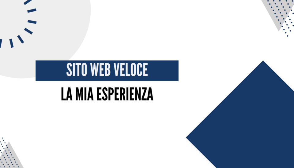 migliorare velocità sito web